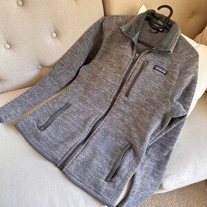 Patagonia Gray Long Sleeve Full Zip Better Sweater Fleece Jacket size S